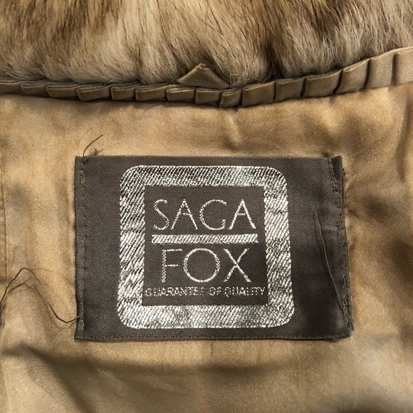 Saga Blue Fox Fur Coat - Picture 3 of 10